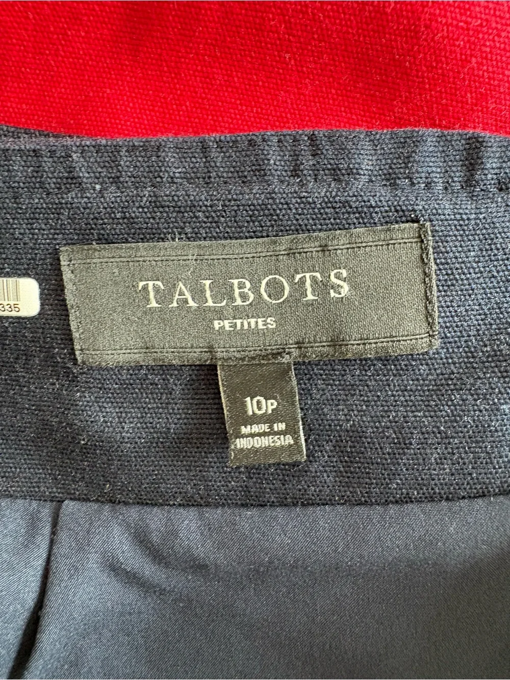 Talbots Navy, Red & White Sailboat Print Skirt